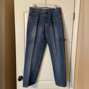 Vintage 90’s Men’s Paco Jeans Utility Fit Carpenter Pants Size 33x33 Blue EUC